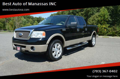 2008 Ford F-150 for sale at Best Auto of Manassas INC in Manassas VA