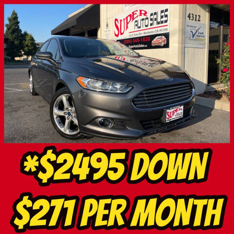 2016 Ford Fusion for sale at Super Auto Sales Modesto in Modesto, CA