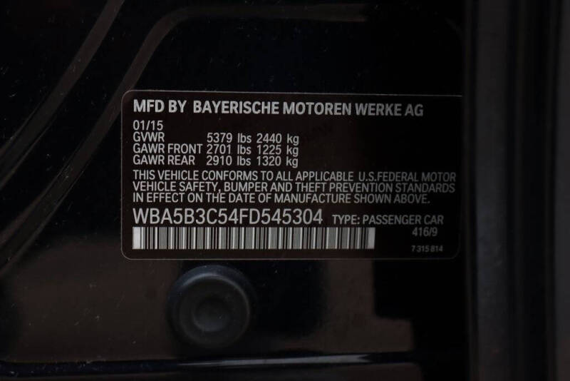 2015 BMW 5 Series 535i xDrive