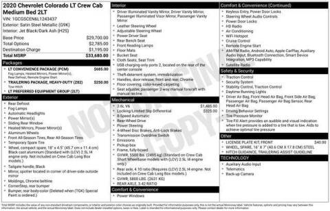 2020 Chevrolet Colorado