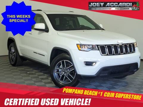2019 Jeep Grand Cherokee for sale at PHIL SMITH AUTOMOTIVE GROUP - Joey Accardi Chrysler Dodge Jeep Ram in Pompano Beach FL