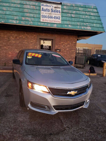 2016 Chevrolet Impala for sale at Walker Auto Sales and Towing in Marrero LA