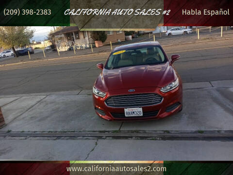2015 Ford Fusion for sale at CALIFORNIA AUTO SALES #2 in Livingston CA