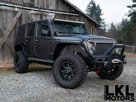 2016 Jeep Wrangler Unlimited for sale at LKL Motors in Puyallup WA