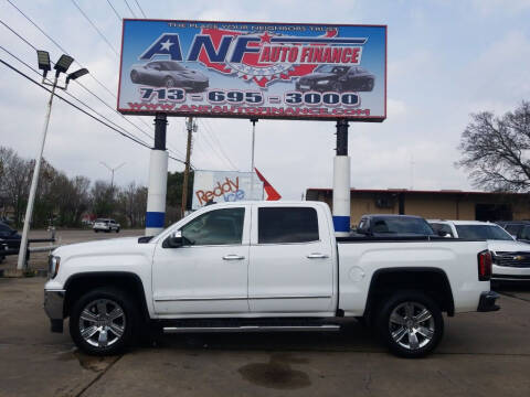 2018 GMC Sierra 1500 for sale at ANF AUTO FINANCE in Houston TX
