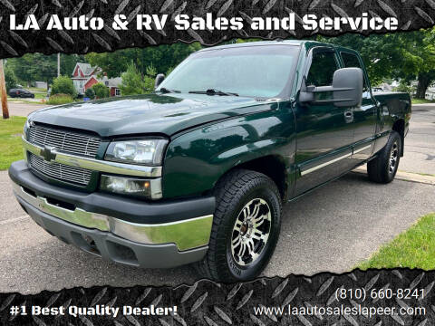 2003 Chevrolet Silverado 1500 for sale at LA Auto & RV Sales and Service in Lapeer MI