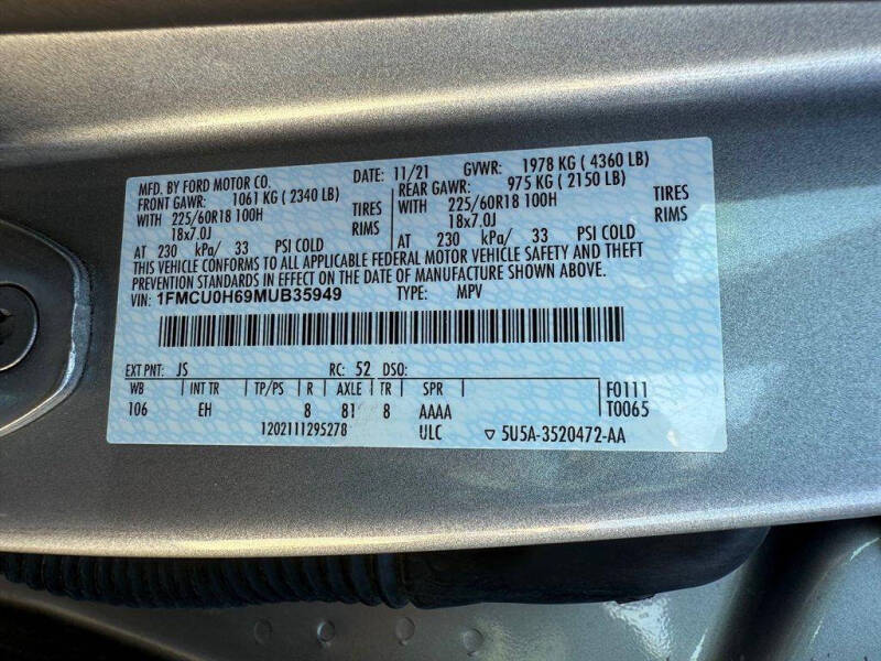 2021 Ford Escape SEL