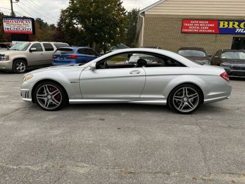 2008 Mercedes-Benz CL-Class for sale at Broadway Motoring Inc. in Ayer MA