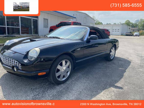 2002 Ford Thunderbird for sale at Auto Vision Inc. in Brownsville TN