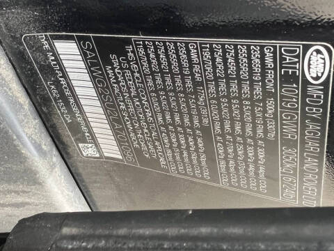 2020 Land Rover Range Rover Sport SE