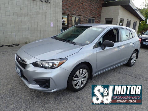 2019 Subaru Impreza for sale at S & J Motor Co Inc. in Merrimack NH