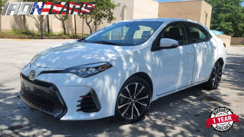 2018 Toyota Corolla for sale at IRON CARS in Hollywood FL