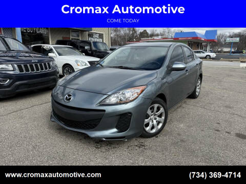 2013 Mazda MAZDA3 for sale at Cromax Automotive in Ann Arbor MI