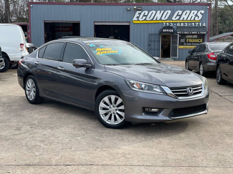 2015 Honda Accord for sale at Econo Cars in Houston TX