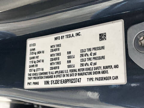 2023 Tesla Model 3