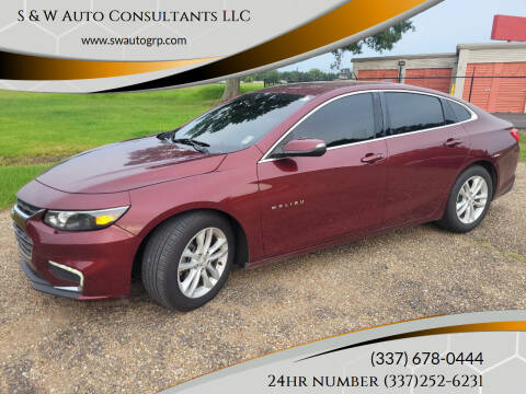 2016 Chevrolet Malibu for sale at S & W Auto Consultants LLC in Opelousas LA