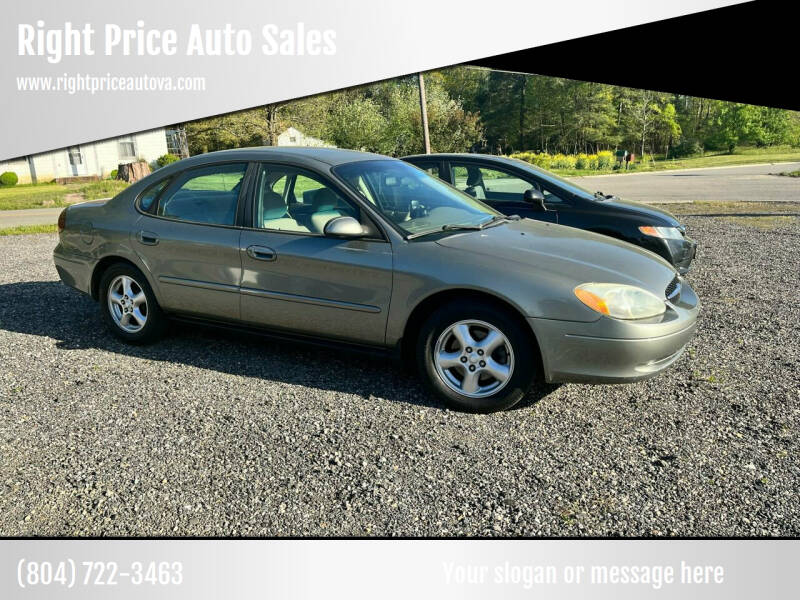 2003 Ford Taurus for sale at Right Price Auto Sales in Colonial Heights VA