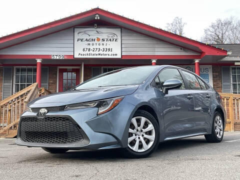 2020 Toyota Corolla for sale at Peach State Motors Inc in Acworth GA