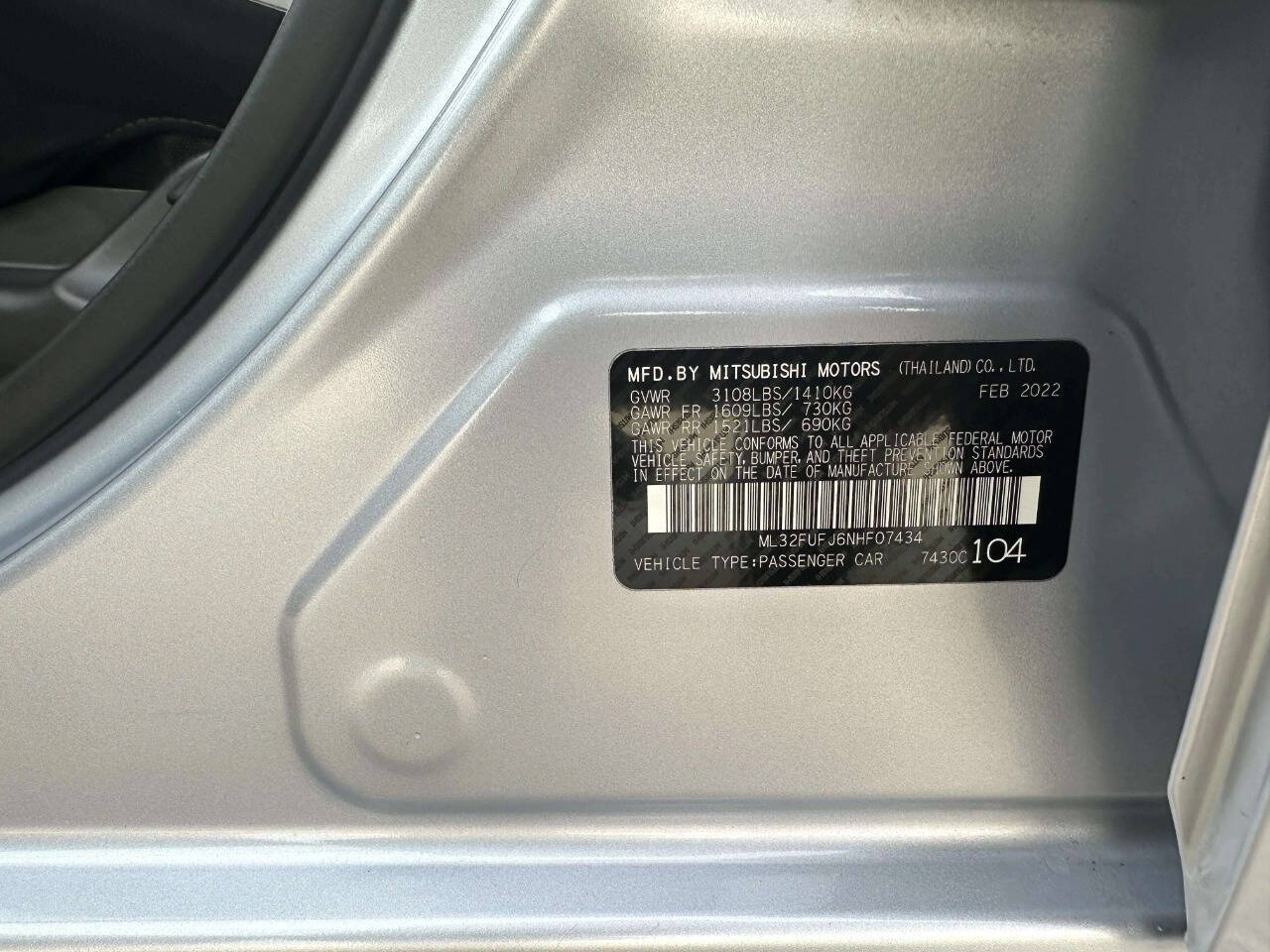 MitsubishiMirage G421