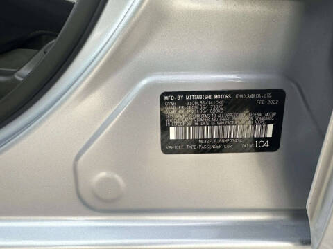 2022 Mitsubishi Mirage G4 ES