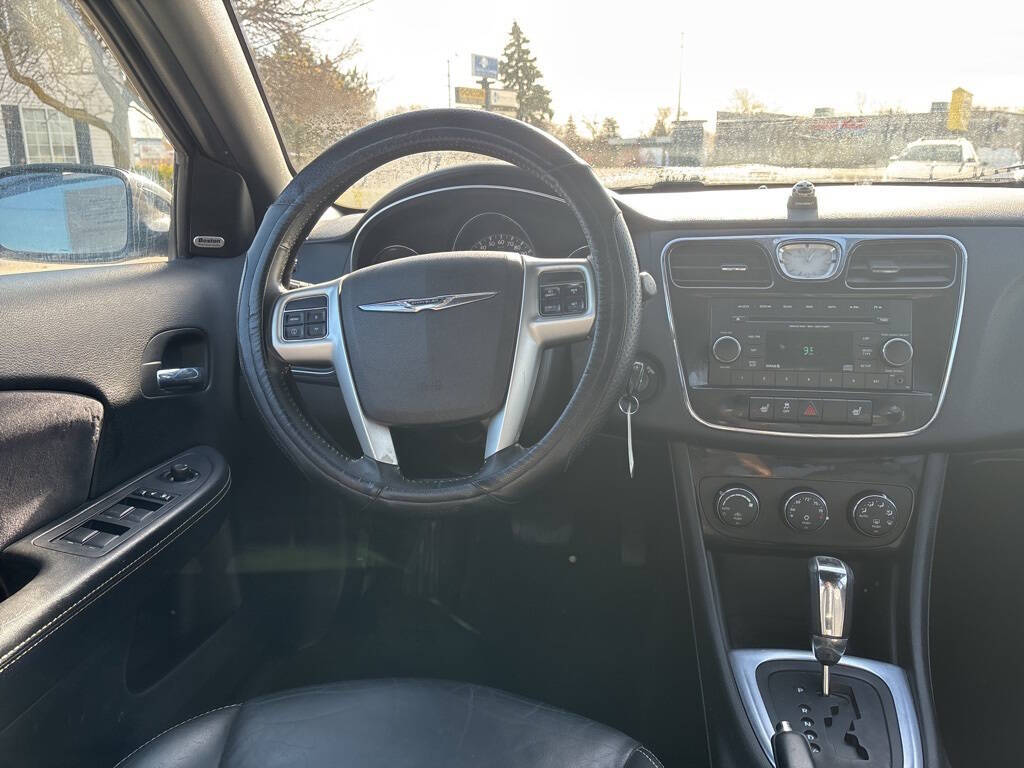 2014 Chrysler 200 for sale at DECKER AUTO SALES in Bay City, MI