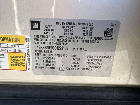 2013 GMC Acadia SLE-1