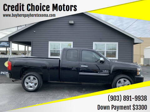 2011 Chevrolet Silverado 1500 for sale at Credit Choice Motors in Sherman TX