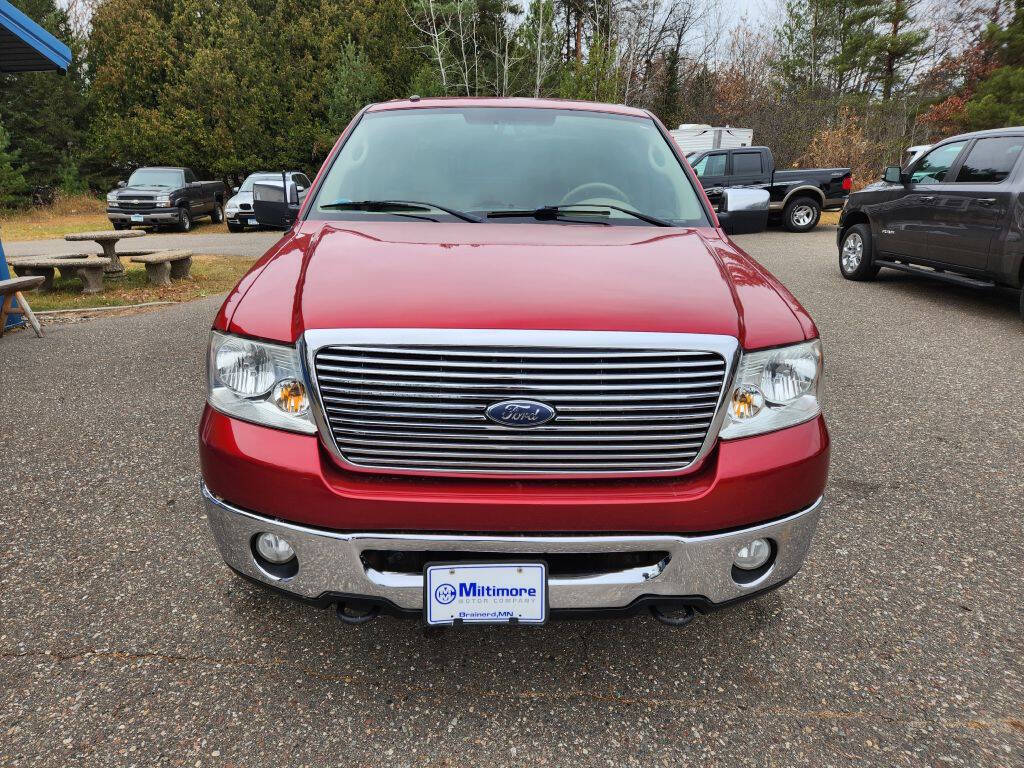 2007 Ford F-150 for sale at Miltimore Motor Company in Pine River, MN