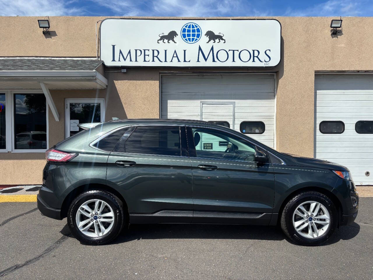 Green 2015 Ford Edge SEL AWD SEL 4dr Crossover 1