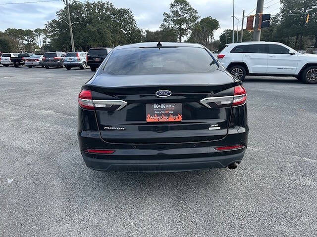 2019 Ford Fusion for sale at K & K Sales LLC in Brunswick, GA