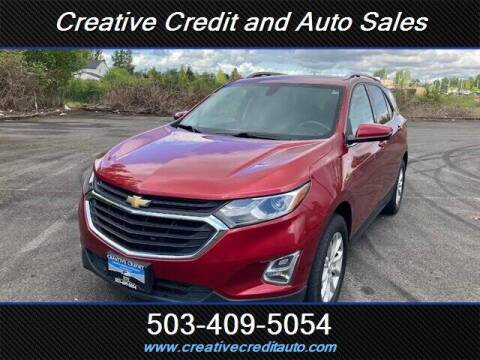 2018 Chevrolet Equinox for sale at Creative Credit & Auto Sales in Salem OR