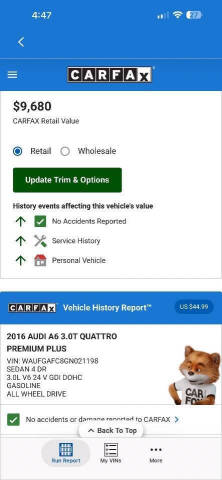 2016 Audi A6 3.0T quattro Premium Plus