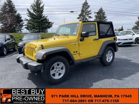 2008 Jeep Wrangler for sale at Best Buy Pre-Owned in Manheim PA