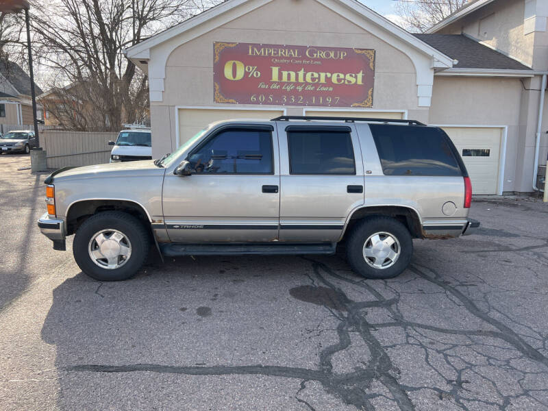 1999 Chevrolet Tahoe for sale at Imperial Group in Sioux Falls SD