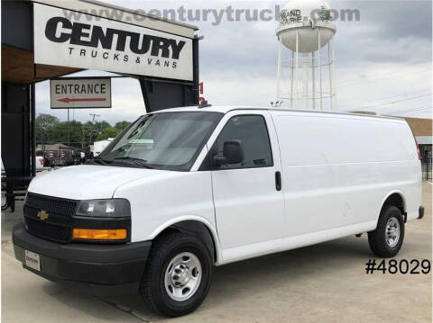 2021 Chevrolet Express for sale at CENTURY TRUCKS & VANS in Grand Prairie TX