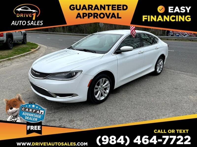 2015 Chrysler 200 for sale at Drive 1 Auto Sales in Wake Forest NC