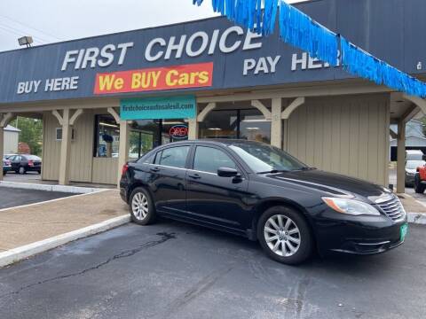 2012 Chrysler 200 for sale at First Choice Auto Sales in Rock Island IL