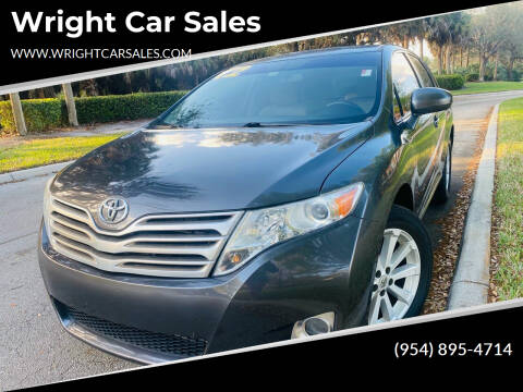 2012 Toyota Venza for sale at Wright Car Sales in Lake Worth FL