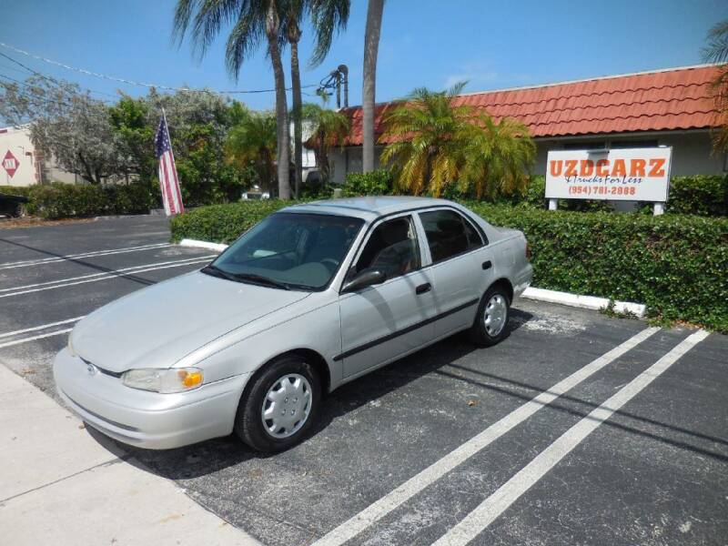 2002 Chevrolet Prizm for sale at Uzdcarz Inc. in Pompano Beach FL