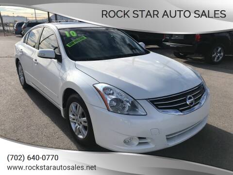2010 Nissan Altima for sale at ROCK STAR TRUCK & AUTO LLC in Las Vegas NV