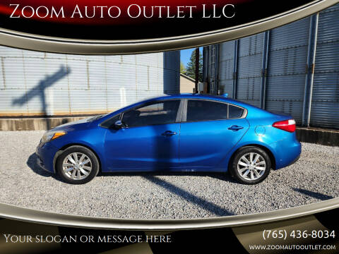 2014 Kia Forte for sale at Zoom Auto Outlet LLC in Thorntown IN