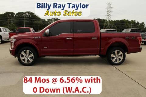 2015 Ford F-150 for sale at Billy Ray Taylor Auto Sales in Cullman AL