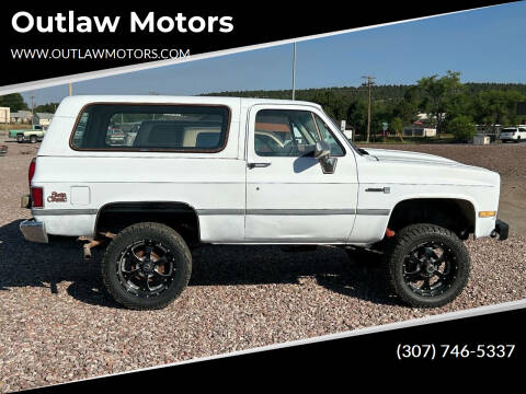 1986 GMC Jimmy for sale at Outlaw Motors in Newcastle WY