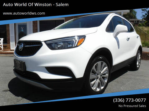 2020 Buick Encore for sale at Auto World Of Winston - Salem in Winston Salem NC