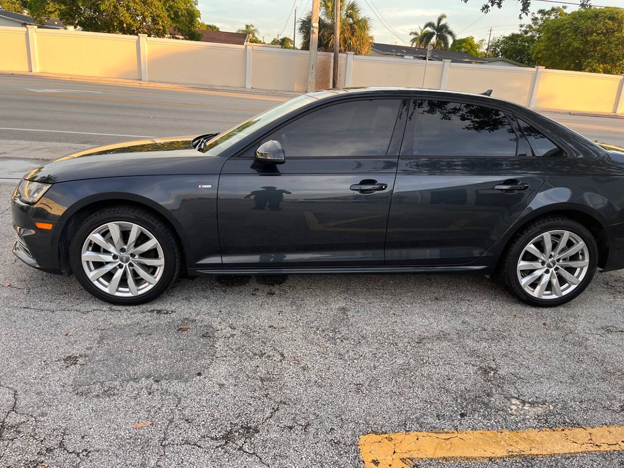 2018 Audi A4 for sale at M & J UNITED AUTO SALES in LAUDERDALE LAKES, FL