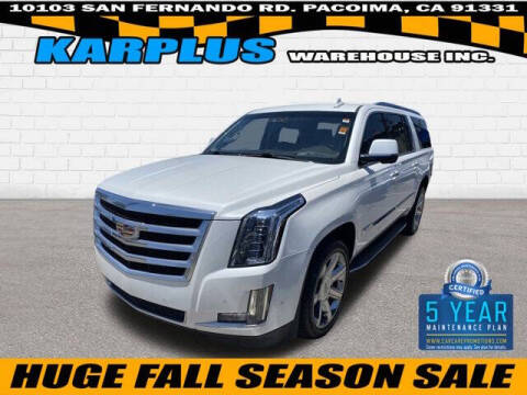 2017 Cadillac Escalade ESV for sale at Karplus Warehouse in Pacoima CA