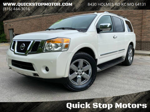 2013 Nissan Armada for sale at Quick Stop Motors in Kansas City MO