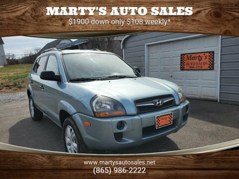 2009 Hyundai Tucson for sale at Marty's Auto Sales in Lenoir City TN