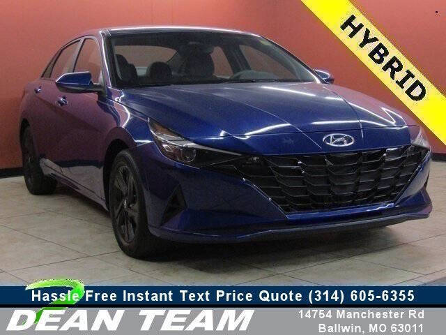 2022 Hyundai Elantra Hybrid for sale at St. Louis Auto Finance in Saint Louis MO