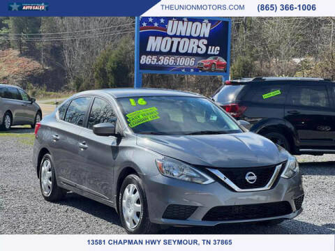 2016 Nissan Sentra for sale at Union Motors in Seymour TN